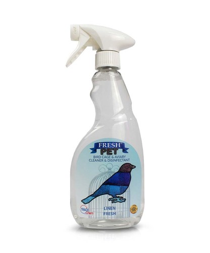 Fresh pet bird cage - cage, spray